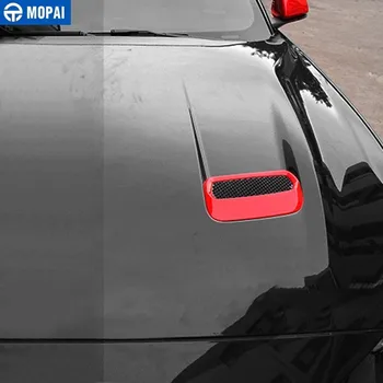 MOPAI Auto Samolepky pre Ford Mustang 2018+ karbónová Kapota Kryt Motora odvzdušňovací Dekorácie pre Ford Mustang Auto Príslušenstvo images