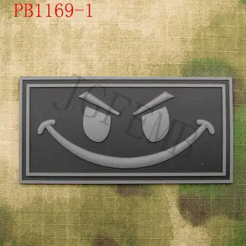 SealTeam Smajlíka Morálku Vojenskej Taktiky 3D PVC patch Odznaky images
