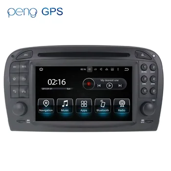 Android 8.0 7.1 Auto Rádio Stereo Headunit GPS Navi pre Mercedes Benz SL R230 SL500 2001-2007 žiadne Auto DVD Prehrávač Multimediálnych Video images