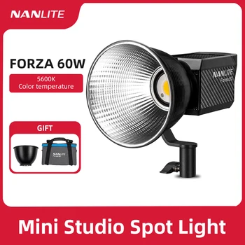 NANLITE Forza 60W 5600K Fotografie Ľahké Prenosné Vonkajšie LED Svetlo Monolight KLASU Svetlo s Bowens Mount images