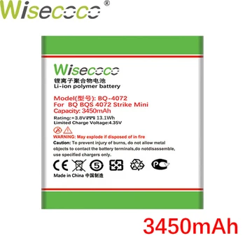 WISECOCO 3450mAh Batérie Pre BQ BQS 4072 BQ-4072 štrajk mini Mobilný Telefón Na Sklade, +Sledovacie Číslo images