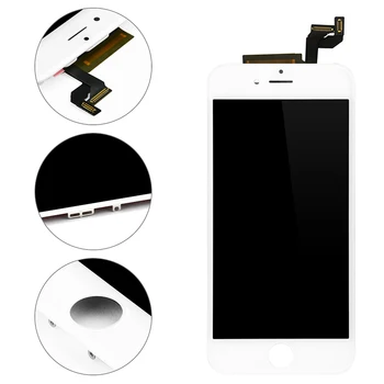 2 ks/Veľa AAA Displej Pre iPhone 6s OEM Displeji Náhradné LCD 3D Dotykový Displej Digitalizátorom. Montáž Predné Sklo Biela Čierna images