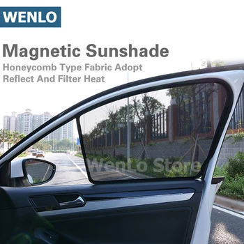 WENLO 2 ks Magnetické Auto Predné Bočné Okná Slnečník Pre Mazda CX-3 CX-4 CX-5 CX-7 A CX-8 CX-9 CX 3 4 5 7 8 9 slnka chránič opony images