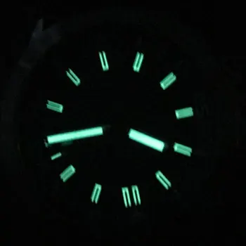 Pánske hodinky 45MM, čierna sterilné dial Miyota Automatické Šport hodín 3 hodín dátum 316 SS Nepremokavé svetelný Mechanické náramkové hodinky images