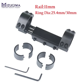 MIZUGIWA Hunt Rozsah Mount 30 mm 1 palec mm 25,4 očakávané Krúžky w/Stop Pin Nula Recoil Base 11 mm na 20 mm Adaptér Picatinny Rail Weaver images