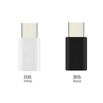Veľa 100ks Micro USB Samica na USB 3.1 Typ C Muž Adaptér, Dátový Konektor Nabíjania Kábel Converter pre Macbook Nexus Samsung images