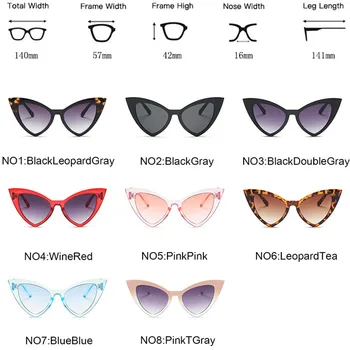RBROVO 2021 Nadrozmerné Cat Eye slnečné Okuliare Ženy Retro Okuliare Ženy Značky Dizajnér Okuliare pre Ženy/Mužov Luxusné Gafas De Sol images