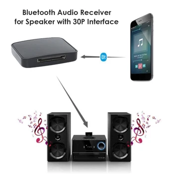 30Pin Bluetooth 5.0 Bezdrôtový Prijímač Zvuku 30 Pin Adaptér A2DP Prijímač Pre Bose Sounddock II 2 IX 10 Reproduktor Pre Iphone Ipad images