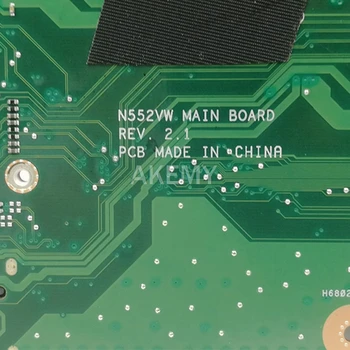 N552VW Notebook základná doska Pre Asus VivoBook Pro N552VW N552VX pôvodnej doske HM170 I7-6700HQ GTX960M GPU images