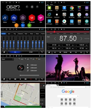 Octa-Core 1024*600, Android 10.0 Auto DVD Prehrávač, GPS Navigáciu Ústrojenstva Auto Stereo pre Chevrolet AVEO 2011-Rádio Headunit images