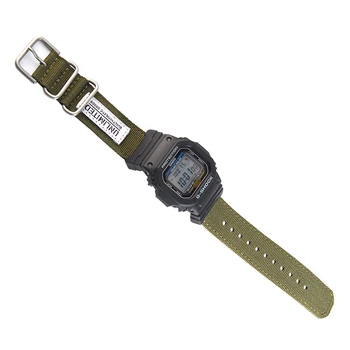 Nylon NATO Watchband pre GA-110/ 100,DW-5600,GW-6900 Podiel Krúžok Pracky Band Náramok na Zápästie S Adaptéry images