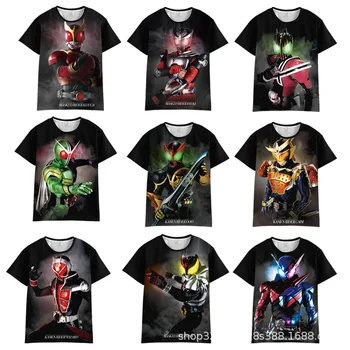 COFUN Japonský Heisei Kamen Rider 20 Členských Anime T-tričko Krátke Rukávy XXS-5XL images