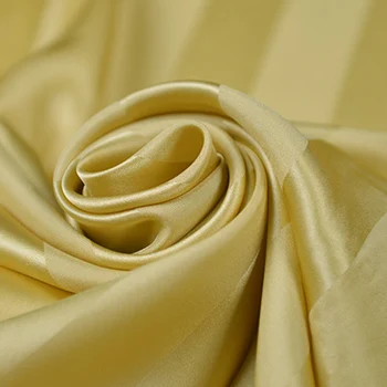 Žltá módne prekladané hodvábny satén textílie veľmi cool a hladký pre letné šaty,SSC464 images