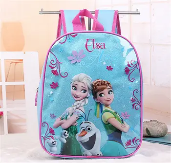 Disney kreslených princezná deti batoh mš taška Mrazené dievča, chlapec autá taška pre školy študent skladovanie knihy images