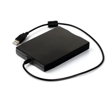 Externý USB Disketová Jednotka 3,5 palcový 1.44 MB FDD Black Prenosné Externé Rozhranie Diskety pre Notebook images