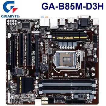 Gigabyte GA B85M D3H Používa Ploche dosky s obvodmi POČÍTAČA LGA 1150 i3 i5 i7 DDR3 B85M-D3H 32GB pôvodnej doske Micro-ATX images