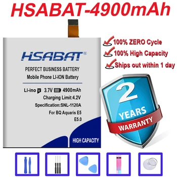 HSABAT Nový Top Značky 4900mAh E5.0 batérie Pre BQ Aquaris E5 E5 FHD E 5 HD doprava zadarmo images