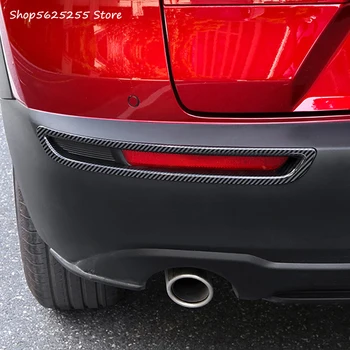 Zadné Hmlové Svietidlo Dekoratívne Rám Pre Mazda CX30 CX-30 2020 2019 Uhlíkových Vlákien Exteriér Sklon Svetlometov Rám Auta Styling images