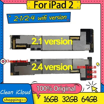 Pôvodný Dosky Pre iPad 2.1 EMC (2415) 2.4 EMC (2560), Odomknutý Logic Dosky Na iPad 2 základná Doska S IOS Systém images
